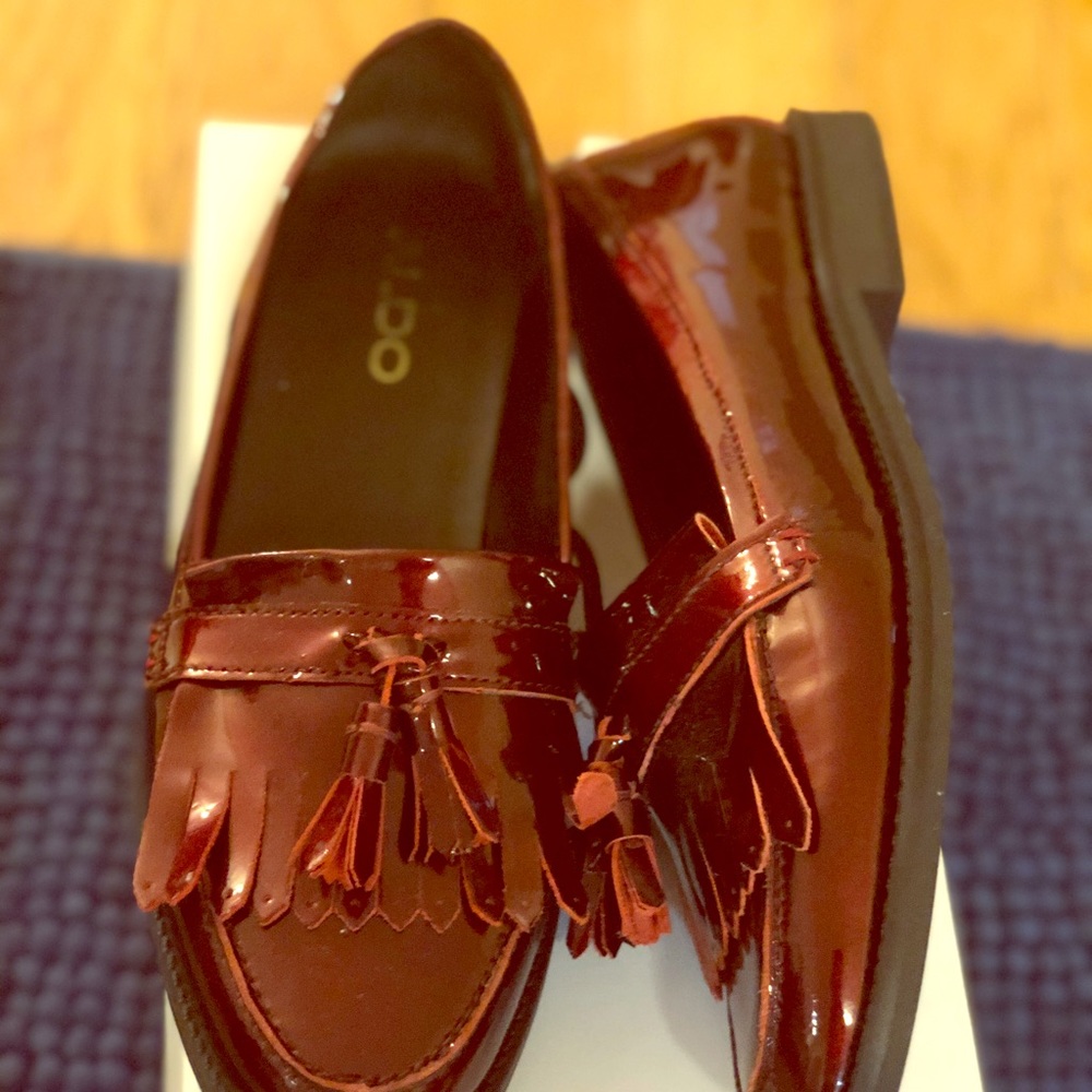 Aldo loafers  burgundy